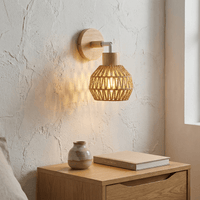 White Rattan Window Shade