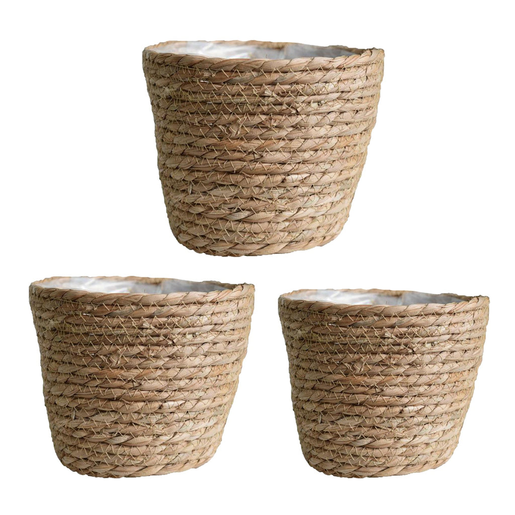 Flower Natural Rattan Planter
