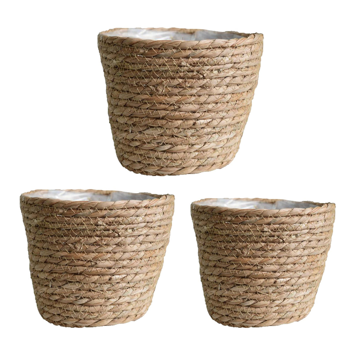 Flower Natural Rattan Planter
