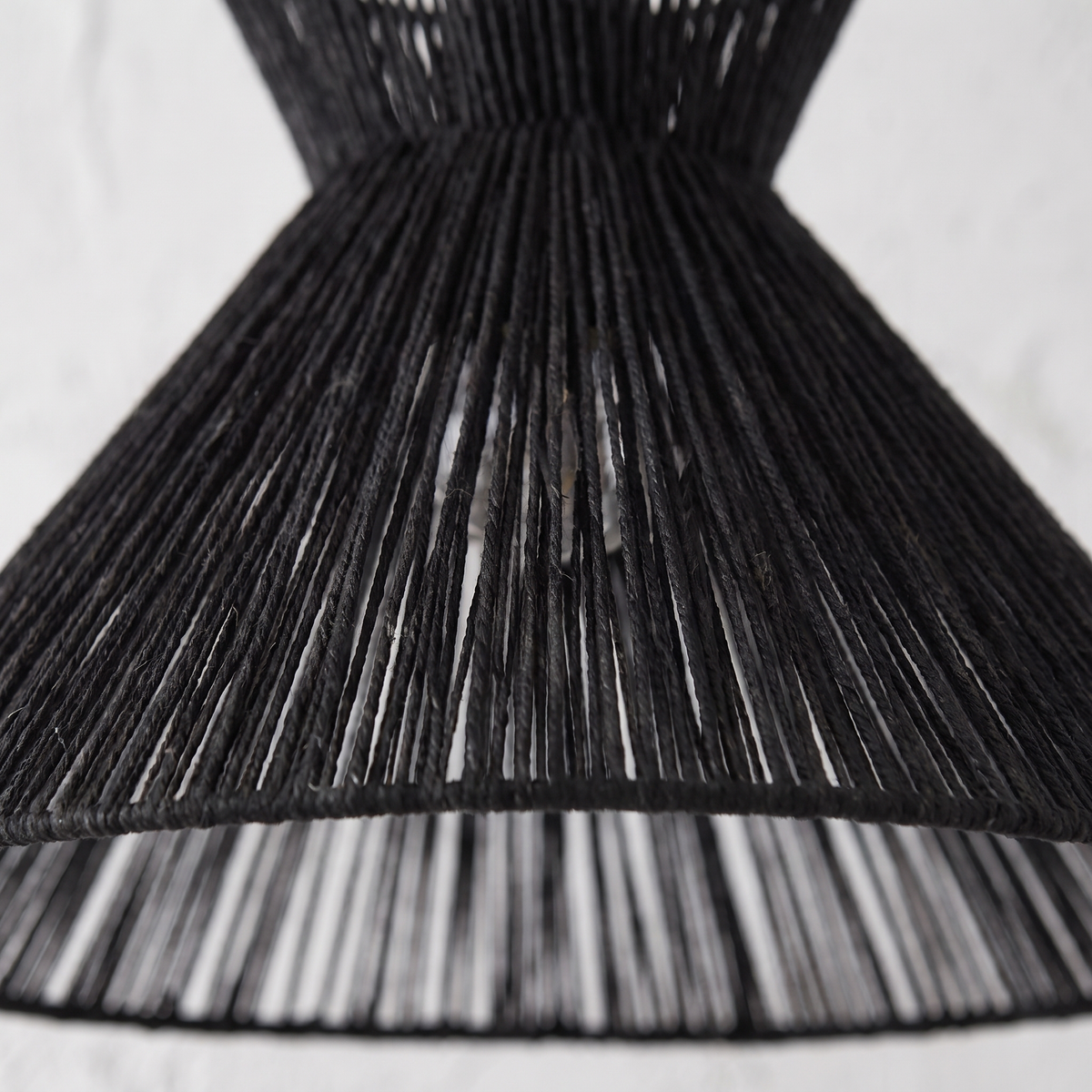 Black Outdoor Rattan Lights