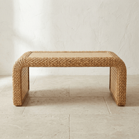 Round Rattan Coffee Table